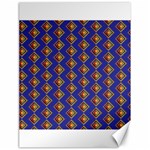 Blue Geometric Losangle Pattern Canvas 18  x 24   17.8 x23.08  Canvas - 1