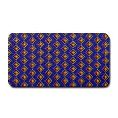 Blue Geometric Losangle Pattern Medium Bar Mats