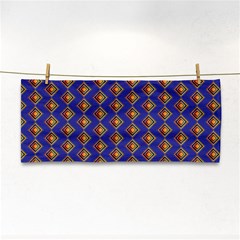 Blue Geometric Losangle Pattern Cosmetic Storage Cases