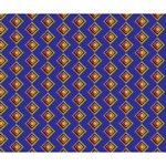 Blue Geometric Losangle Pattern Deluxe Canvas 14  x 11  14  x 11  x 1.5  Stretched Canvas