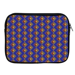 Blue Geometric Losangle Pattern Apple Ipad 2/3/4 Zipper Cases