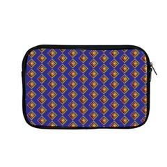 Blue Geometric Losangle Pattern Apple Macbook Pro 13  Zipper Case by paulaoliveiradesign