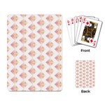 Geometric Losangle Pattern Rosy Playing Card Back