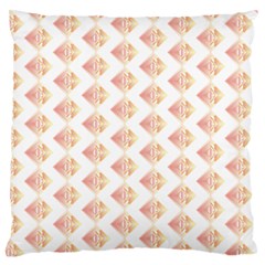 Geometric Losangle Pattern Rosy Standard Flano Cushion Case (one Side) by paulaoliveiradesign