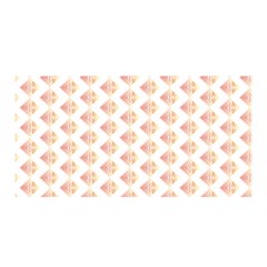 Geometric Losangle Pattern Rosy Satin Wrap by paulaoliveiradesign