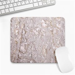 Off White Lace Pattern Large Mousepads by paulaoliveiradesign