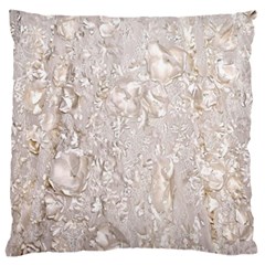 Off White Lace Pattern Standard Flano Cushion Case (two Sides) by paulaoliveiradesign