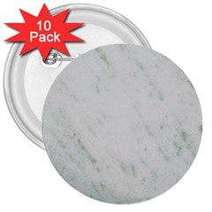 Greenish Marble Texture Pattern 3  Buttons (10 Pack) 