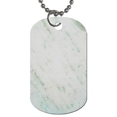 Greenish Marble Texture Pattern Dog Tag (one Side)