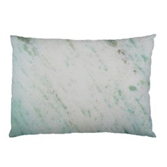 Greenish Marble Texture Pattern Pillow Case (two Sides) by paulaoliveiradesign