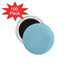 Blue Pattern 1 75  Magnets (100 Pack) 