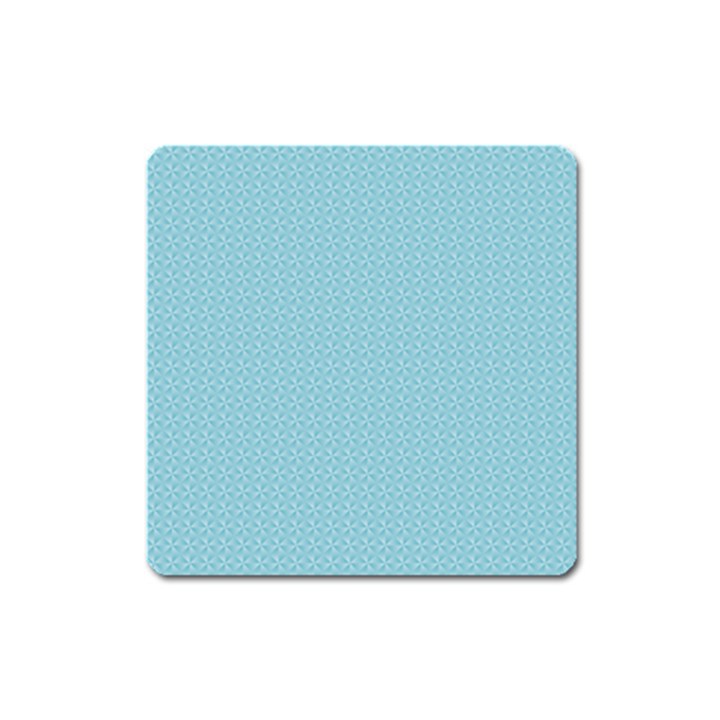 Blue Pattern Square Magnet