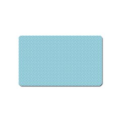 Blue Pattern Magnet (name Card)