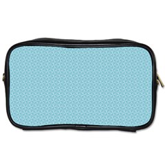 Blue Pattern Toiletries Bags