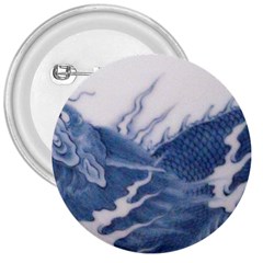 Blue Chinese Dragon 3  Buttons by paulaoliveiradesign