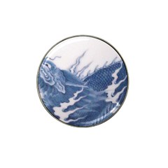 Blue Chinese Dragon Hat Clip Ball Marker (10 Pack)