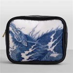 Blue Chinese Dragon Mini Toiletries Bags Front