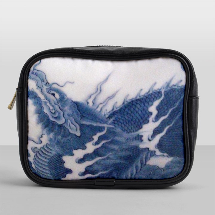 Blue Chinese Dragon Mini Toiletries Bags