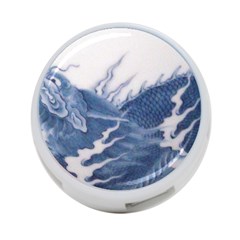 Blue Chinese Dragon 4-port Usb Hub (two Sides)  by paulaoliveiradesign