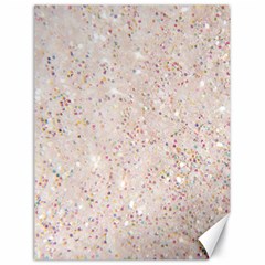 White Sparkle Glitter Pattern Canvas 18  X 24  