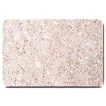 white sparkle glitter pattern Large Doormat  30 x20  Door Mat