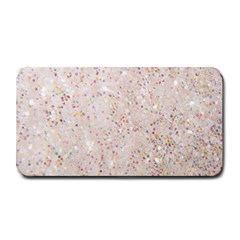 White Sparkle Glitter Pattern Medium Bar Mats by paulaoliveiradesign