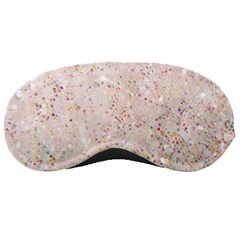 White Sparkle Glitter Pattern Sleeping Masks