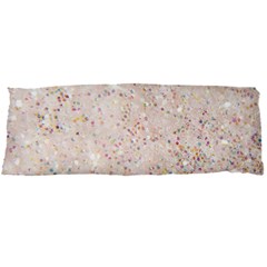 White Sparkle Glitter Pattern Body Pillow Case Dakimakura (two Sides) by paulaoliveiradesign