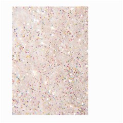 White Sparkle Glitter Pattern Large Garden Flag (two Sides)