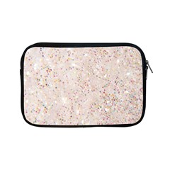 White Sparkle Glitter Pattern Apple Ipad Mini Zipper Cases