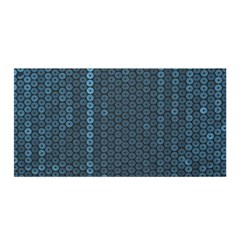 Blue Sparkly Sequin Texture Satin Wrap by paulaoliveiradesign