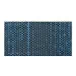 blue sparkly sequin texture Satin Wrap Front