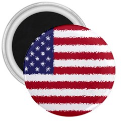 Flag Of The United States America 3  Magnets