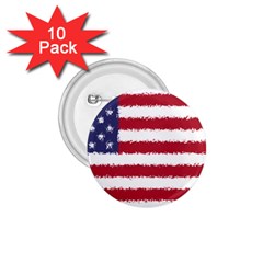 Flag Of The United States America 1 75  Buttons (10 Pack)