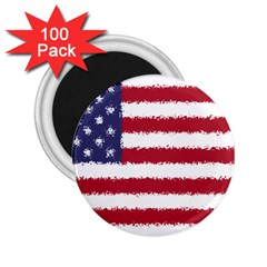 Flag Of The United States America 2 25  Magnets (100 Pack) 