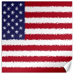 Flag Of The United States America Canvas 16  X 16   by paulaoliveiradesign