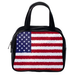 Flag Of The United States America Classic Handbags (one Side)