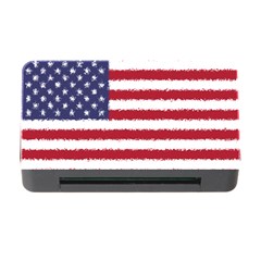 Flag Of The United States America Memory Card Reader With Cf by paulaoliveiradesign