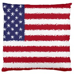 Flag Of The United States America Standard Flano Cushion Case (one Side) by paulaoliveiradesign