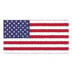 Flag Of The United States America Satin Shawl