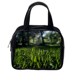 Green Grass Field Classic Handbags (one Side) by paulaoliveiradesign