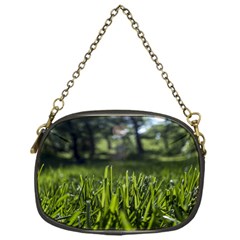 Green Grass Field Chain Purses (one Side) 