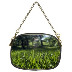 Green Grass Field Chain Purses (two Sides)  by paulaoliveiradesign