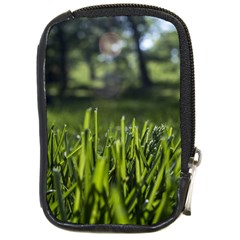 Green Grass Field Compact Camera Cases by paulaoliveiradesign