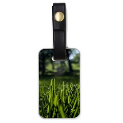 Green Grass Field Luggage Tags (one Side)  by paulaoliveiradesign