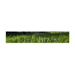 Green Grass Field Flano Scarf (mini)