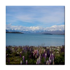 Lake Tekapo New Zealand Landscape Photography Tile Coasters