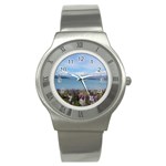 Lake Tekapo New Zealand Landscape Photography Stainless Steel Watch Front