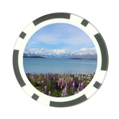 Lake Tekapo New Zealand Landscape Photography Poker Chip Card Guard