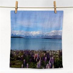 Lake Tekapo New Zealand Landscape Photography Face Towel